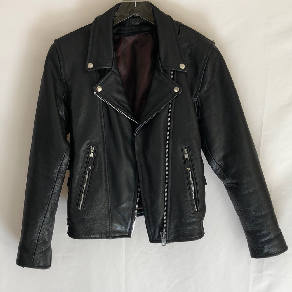 Jamin Leather Women’s Moto Jacket Sz S